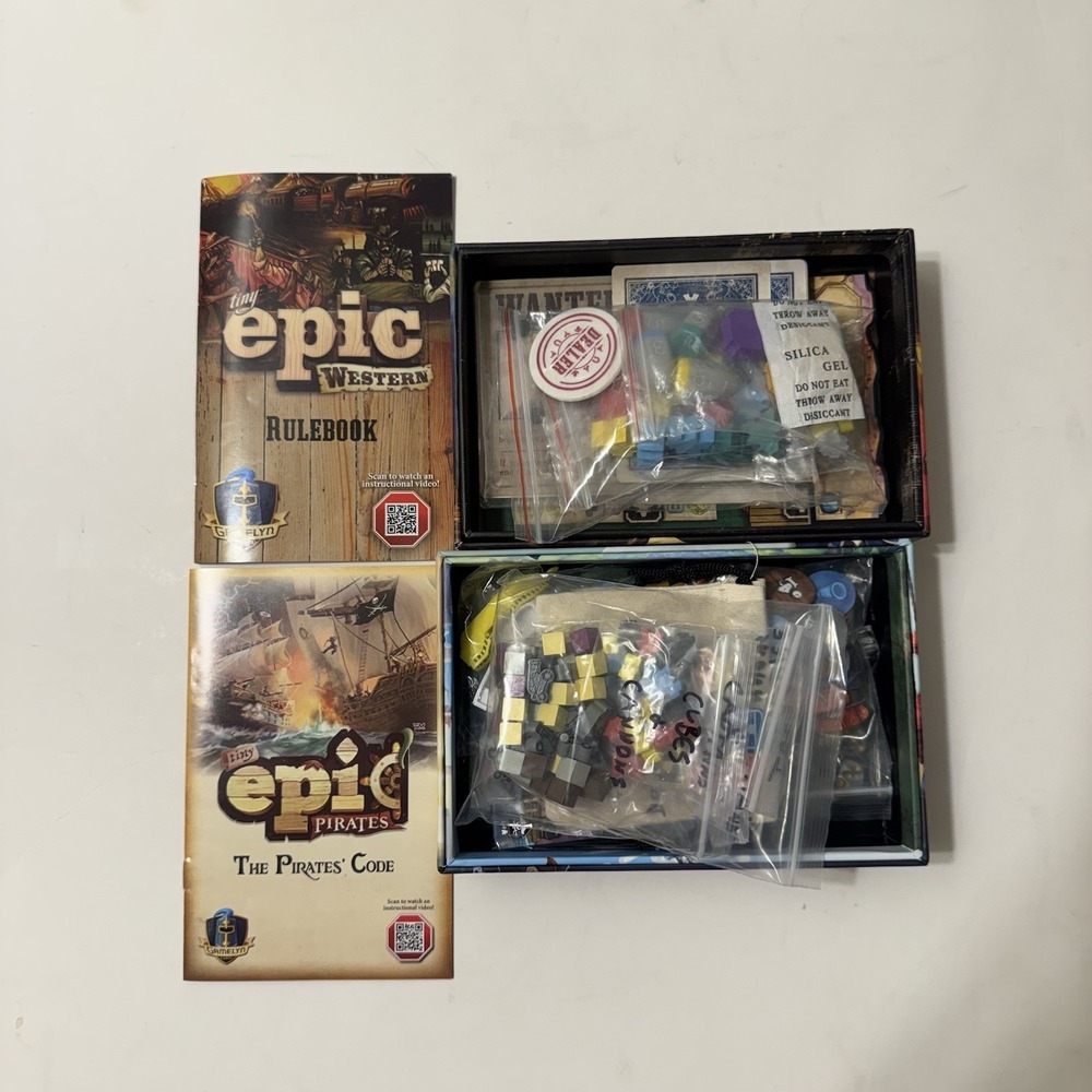 Tiny Epic Pirates & Western Board Game Card Game Complete Gamelyn - Picture 2 of 8